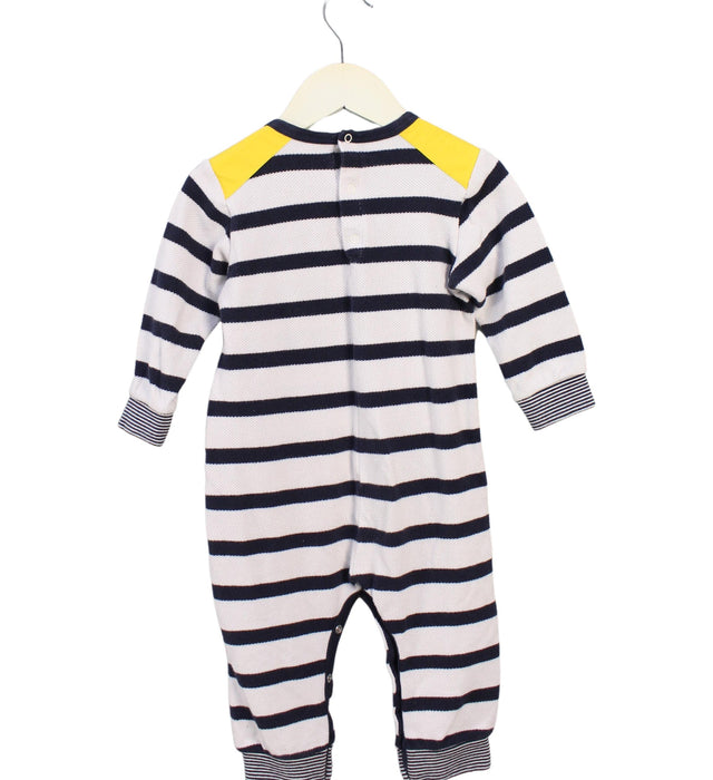 A Blue Long Sleeve Jumpsuits from Petit Bateau in size 18-24M for boy. (Back View)