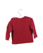 A Red Long Sleeve Tops from Le Petit Pumm in size 3-6M for boy. (Back View)