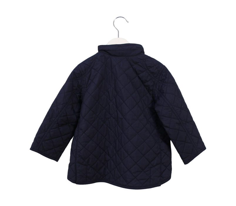 A Navy Puffer/Quilted Jackets from Polo Ralph Lauren in size 2T for boy. (Back View)