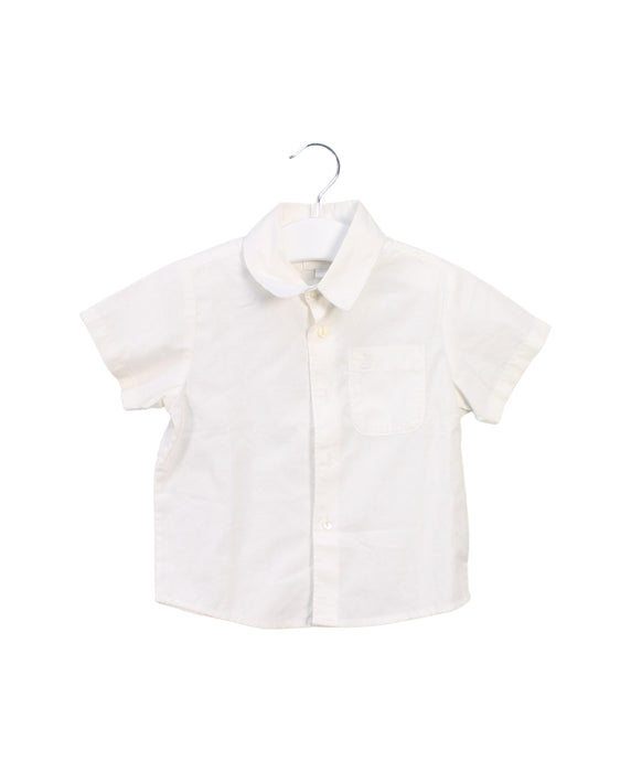 A White Shirts from Jacadi in size 12-18M for boy. (Front View)