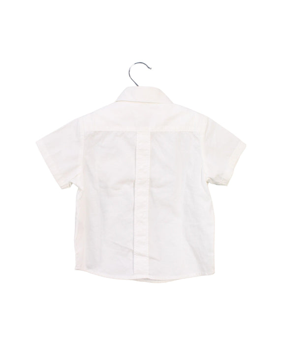 A White Shirts from Jacadi in size 12-18M for boy. (Back View)