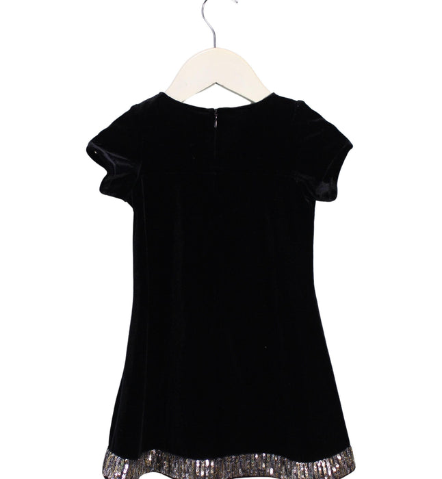 A Black Short Sleeve Dresses from Billieblush in size 6-12M for girl. (Back View)