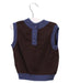 A Brown Sweater Vests from Chouchou Chic in size 18-24M for boy. (Back View)