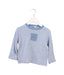 A Blue Long Sleeve Tops from Petit Bateau in size 2T for boy. (Front View)