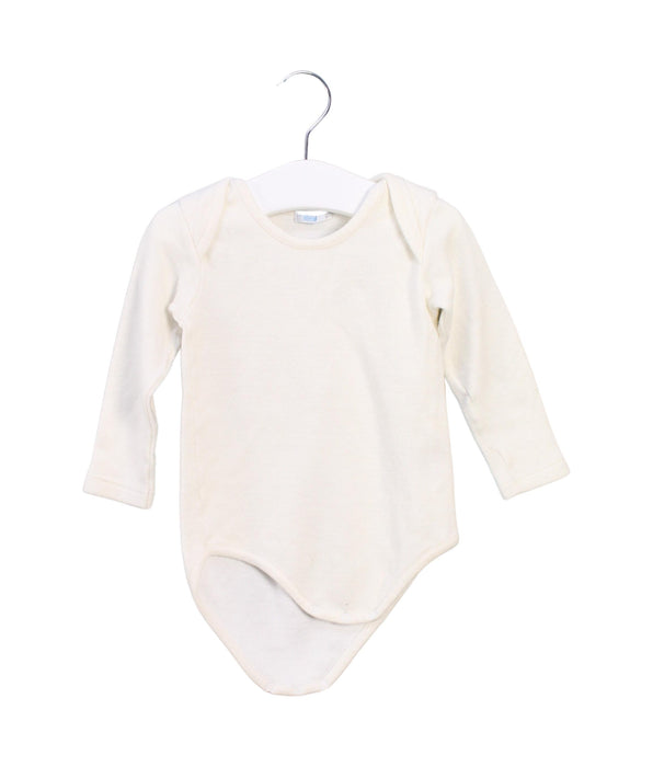 A White Long Sleeve Bodysuits from Chicco in size 6-12M for neutral. (Front View)