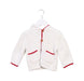 A White Cardigans from Jacadi in size 3-6M for neutral. (Front View)