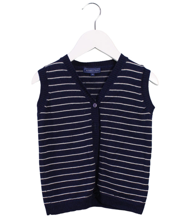 A Navy Sweater Vests from Nicholas & Bears in size 3T for boy. (Front View)