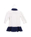 A White Long Sleeve Dresses from Organic Baby in size 3-6M for girl. (Back View)