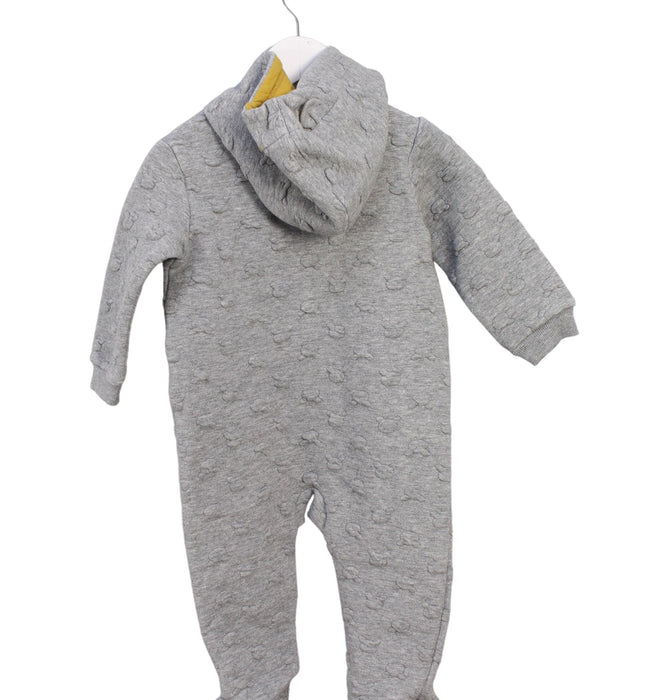 A Grey Long Sleeve Jumpsuits from Organic Mom in size 6-12M for boy. (Back View)