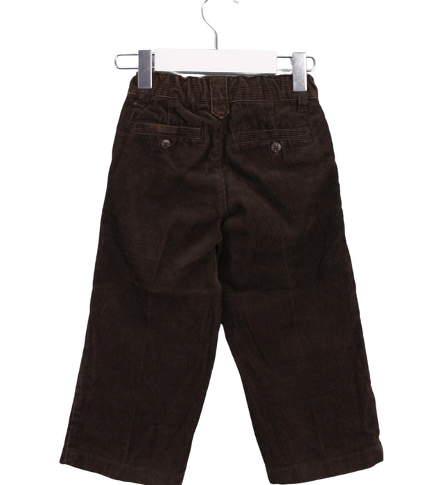 A Brown Casual Pants from Janie & Jack in size 2T for boy. (Back View)