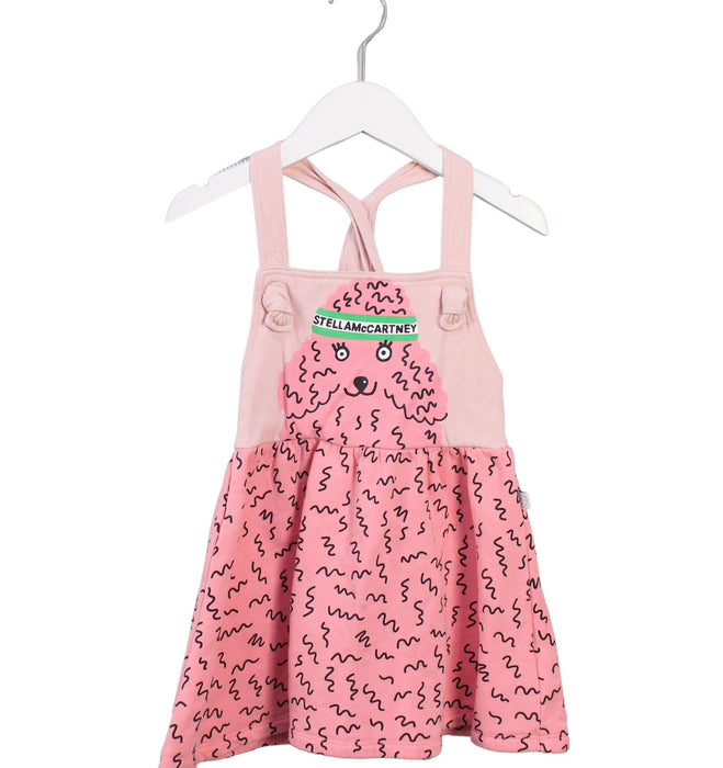 A Pink Overall Dresses from Stella McCartney in size 18-24M for girl. (Front View)