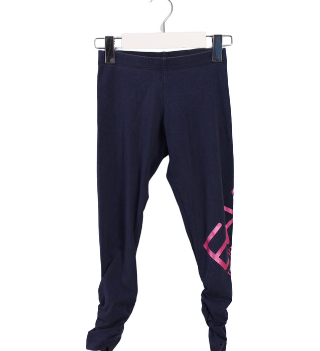 A Navy Casual Pants from Armani in size 4T for girl. (Front View)