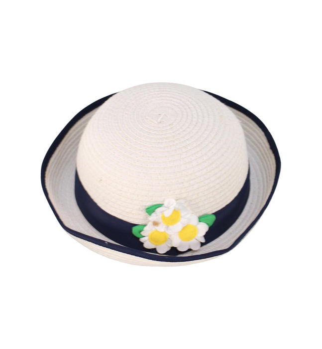 A White Sun Hats from Mayoral in size O/S for girl. (Front View)