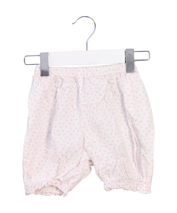 A White Bloomers from Rose et Théo in size 6-12M for girl. (Front View)