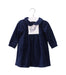 A Blue Long Sleeve Dresses from Sayegusa in size 6-12M for girl. (Front View)