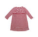 A Red Long Sleeve Dresses from Yala in size 2T for girl. (Front View)