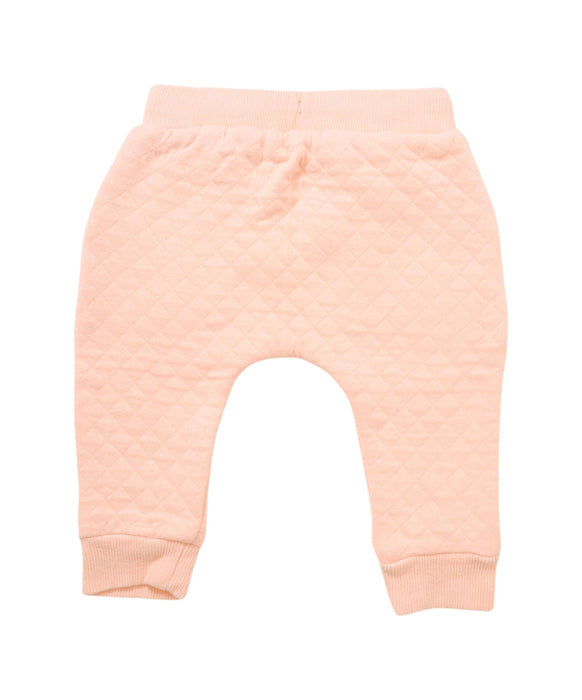 A Pink Sweatpants from Seed in size 3-6M for girl. (Back View)