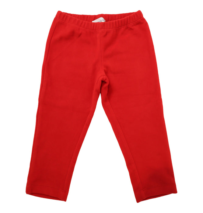 A Red Sweatpants from Moncler in size 2T for girl. (Front View)