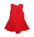 A Red Sleeveless Dresses from Nicholas & Bears in size 6-12M for girl. (Back View)