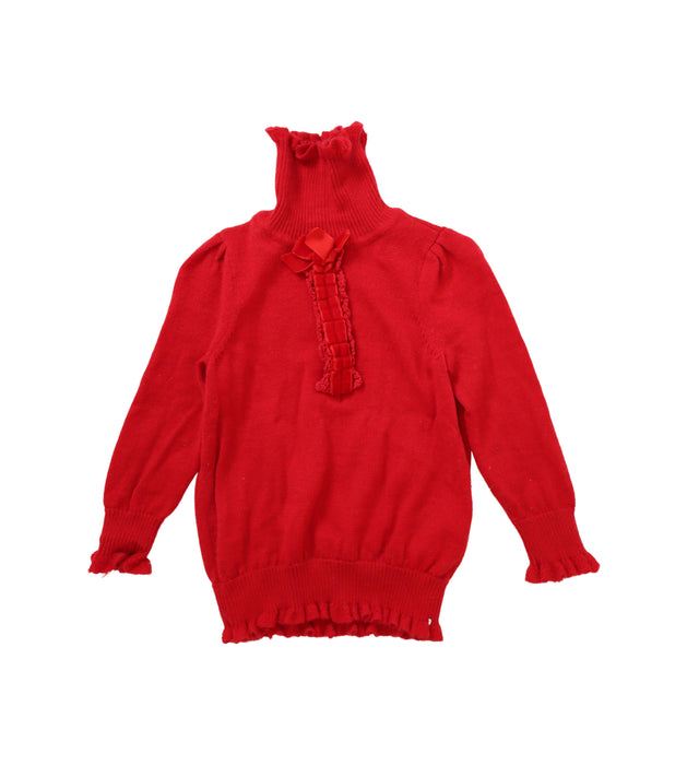 A Red Knit Sweaters from Nicholas & Bears in size 12-18M for girl. (Front View)