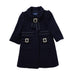 A Navy Coats from Nicholas & Bears in size 6-12M for girl. (Front View)