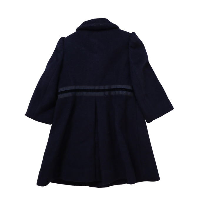 A Navy Coats from Nicholas & Bears in size 6-12M for girl. (Back View)