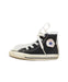 A Black Sneakers from Converse in size 4T for boy. (Front View)