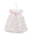 A White Sleeveless Dresses from Petit Bateau in size 3-6M for girl. (Front View)