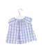 A Blue Short Sleeve Tops from Bonpoint in size 6-12M for girl. (Back View)