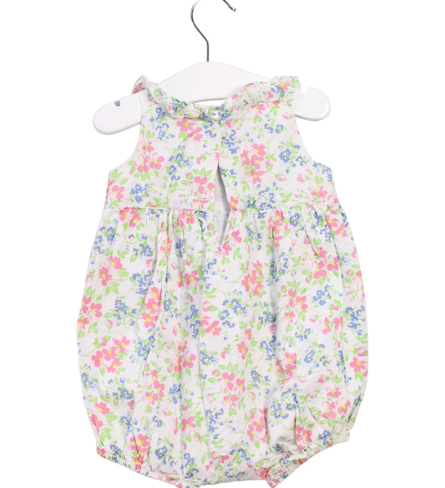 A White Sleeveless Rompers from Ralph Lauren in size 3-6M for girl. (Back View)
