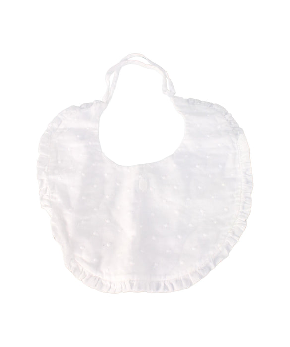 A White Bibs from Dior in size O/S for girl. (Front View)