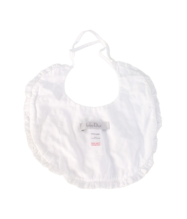 A White Bibs from Dior in size O/S for girl. (Back View)