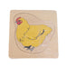 A Yellow Board Games & Puzzles from Montessori in size O/S for neutral. (Front View)