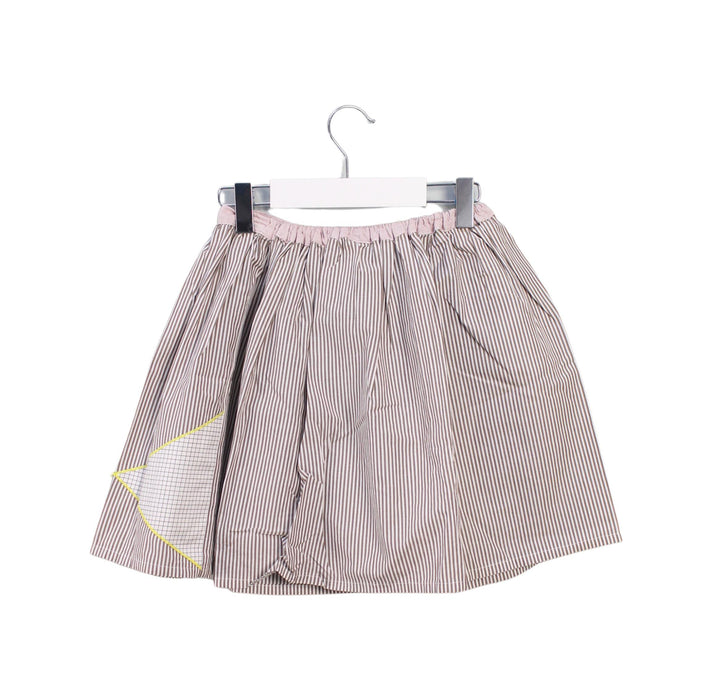 A Brown Short Skirts from Leoca in size 8Y for girl. (Back View)