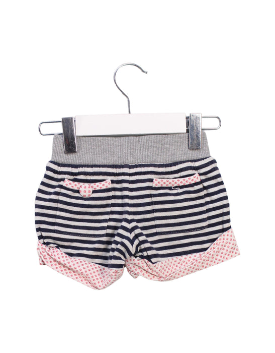 A Grey Shorts from and the little dog laughed in size 6-12M for girl. (Back View)