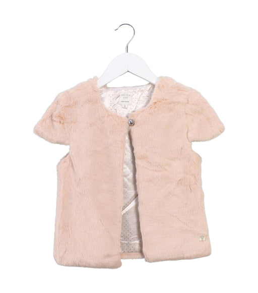 A Pink Vests from Carrément Beau in size 8Y for girl. (Front View)