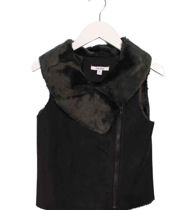 A Black Vests from Marese in size 8Y for girl. (Front View)