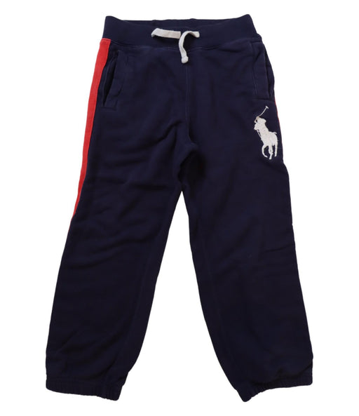 A Navy Sweatpants from Polo Ralph Lauren in size 5T for boy. (Front View)