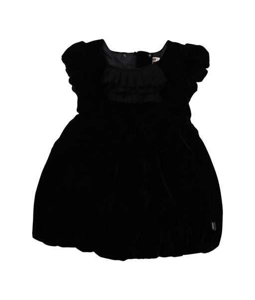 A Black Short Sleeve Dresses from DKNY in size 3T for girl. (Front View)