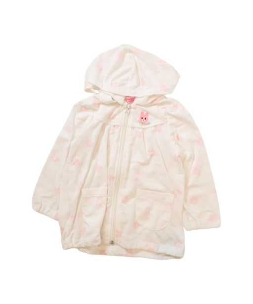 A White Lightweight Jackets from Miki House in size 18-24M for girl. (Front View)