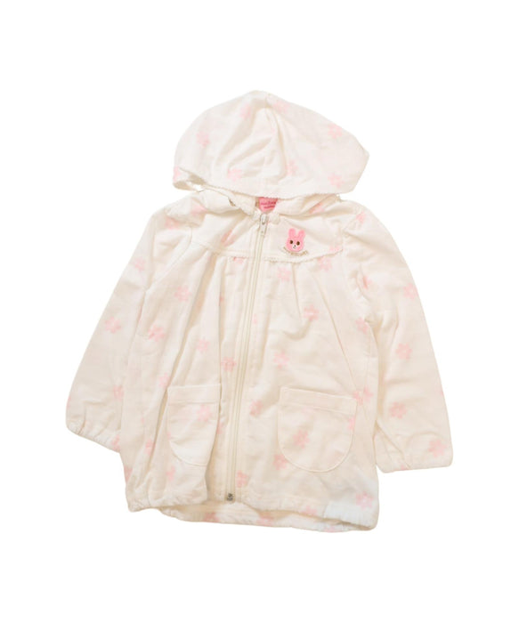 A White Lightweight Jackets from Miki House in size 18-24M for girl. (Front View)