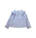 A Blue Long Sleeve Tops from Jacadi in size 3T for girl. (Back View)