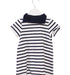 A Navy Short Sleeve Dresses from Petit Bateau in size 12-18M for girl. (Back View)