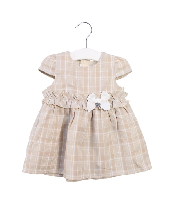 A Beige Dress Sets from Chickeeduck in size 6-12M for girl. (Front View)