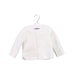 A White Cardigans from Petit Bateau in size 6-12M for girl. (Front View)