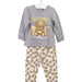 A Grey Pants Sets from Moschino in size 6-12M for boy. (Front View)