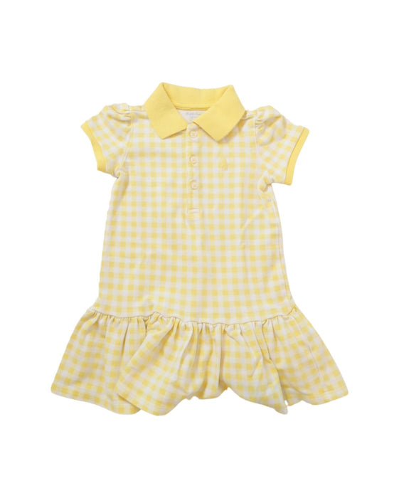 A Yellow Dress Sets from Ralph Lauren in size 6-12M for girl. (Front View)