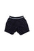 A Navy Shorts from Jacadi in size 4T for boy. (Front View)