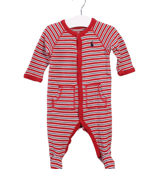 A White Onesies from Ralph Lauren in size 3-6M for boy. (Front View)