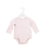 A Pink Long Sleeve Bodysuits from Ralph Lauren in size 3-6M for girl. (Front View)